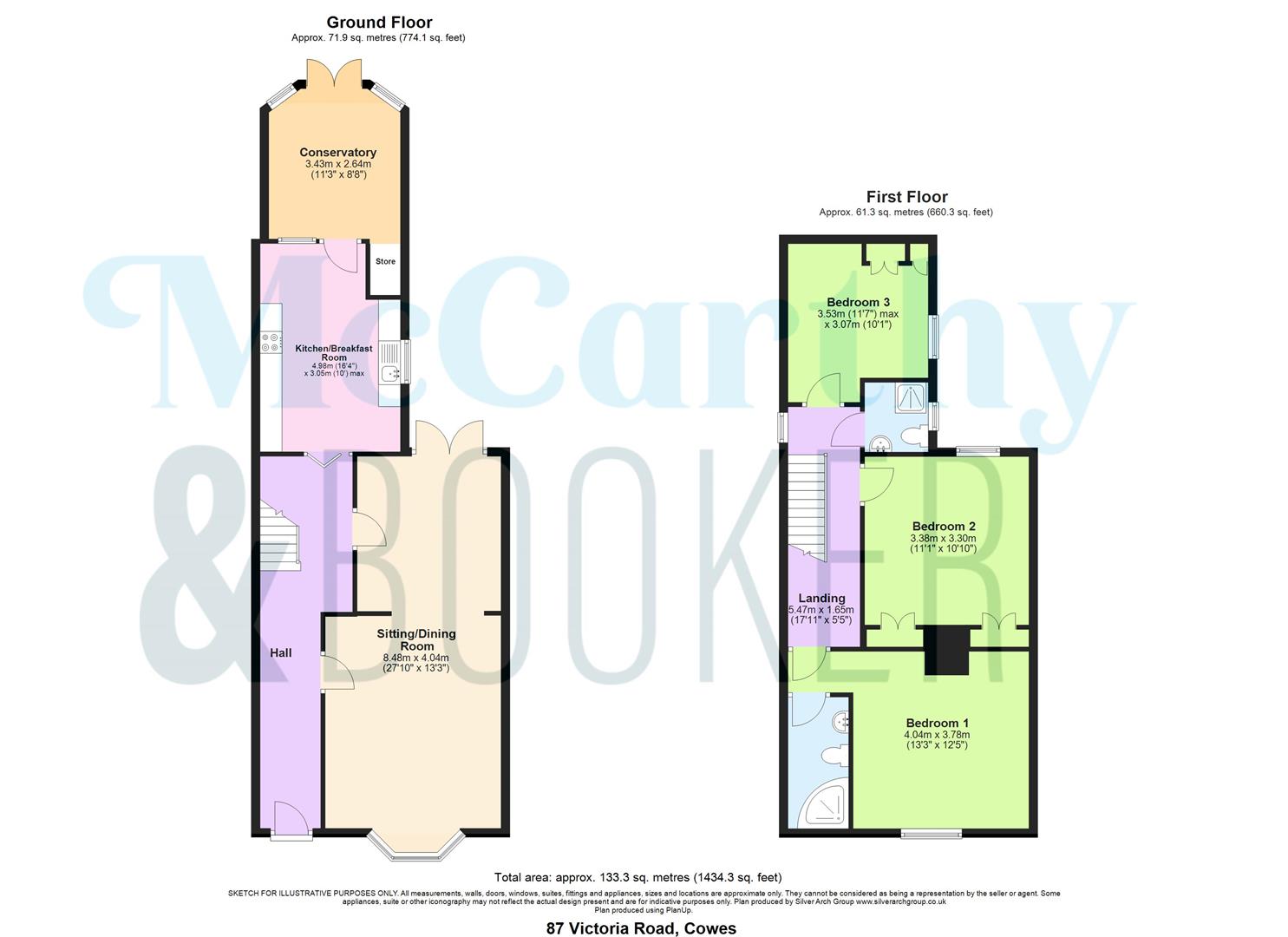 FABULOUS PERIOD PROPERTY CLOSE TO TOWN - Victoria Road, Cowes floorplan